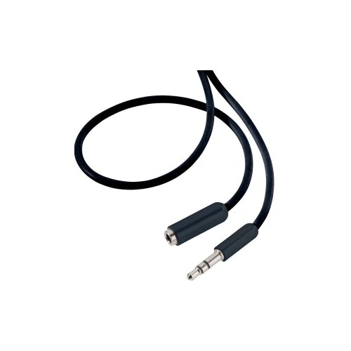 SpeaKa Professional JACK audio produžni kabel [1x JACK utikač 3.5 mm - 1x JACK utičnica 3.5 mm] 3 m crn SuperSoft Cijene