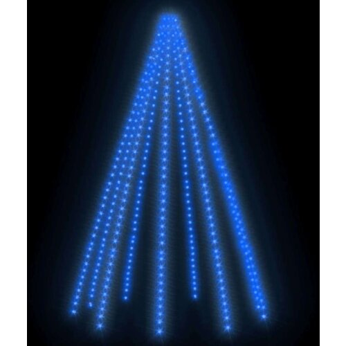 VidaXL mrežasta svjetla za božićno drvce 400 LED plava 400 cm Slike
