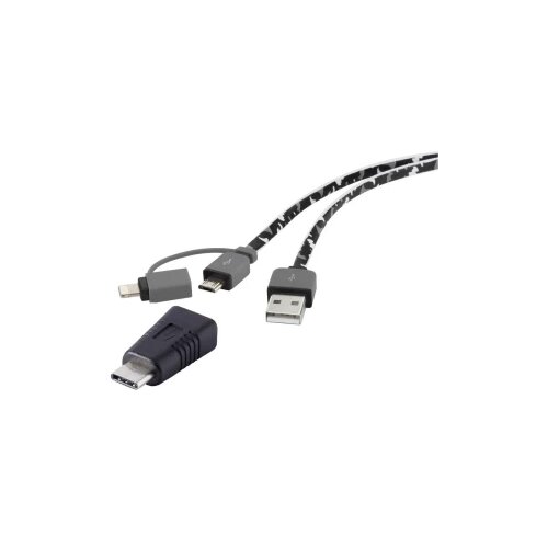 Renkforce Micro-USB/USB-Câ„˘/Lightning 3-u-1 kabel za punjenje i sinkronizaciju 0,2 m Cijene