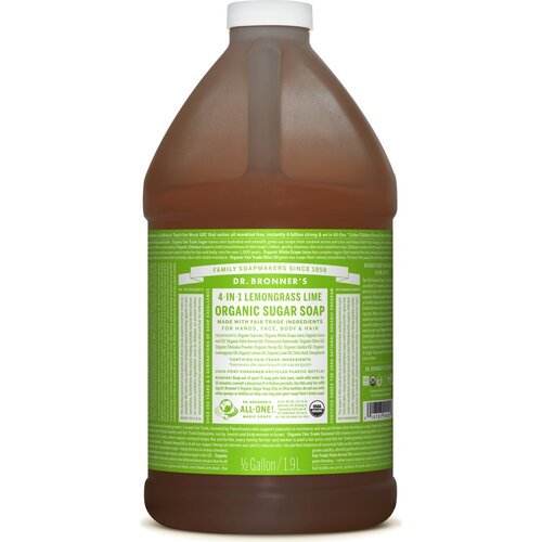 DR. BRONNER&amp;#039;S sapun sa limunskom travom i limetom - 1,90 l Slike