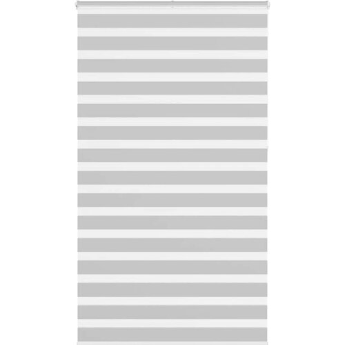 vidaXL zebra senčilo svetlo sivo 135x230 cm tkanina širina 130,9 cm Cene