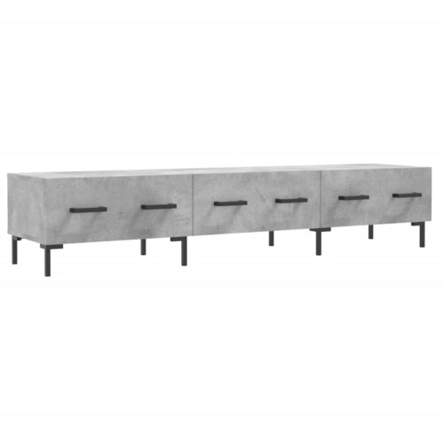 Maison Chic TV omarica - TV stojalo - Televizijska omarica betonsko siva 150x36x30 cm inženirski les, (21702283) Cene