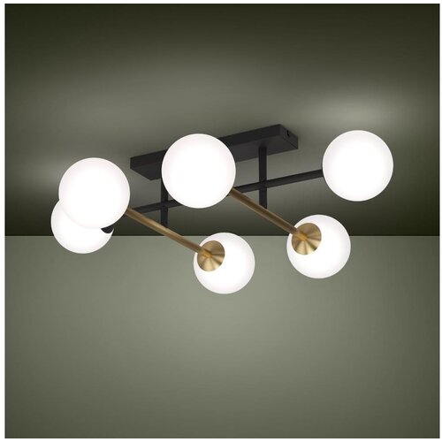 Eglo 390176 - plafonski visilica paz 6xE14/40W/230V zlatna/crna Cene