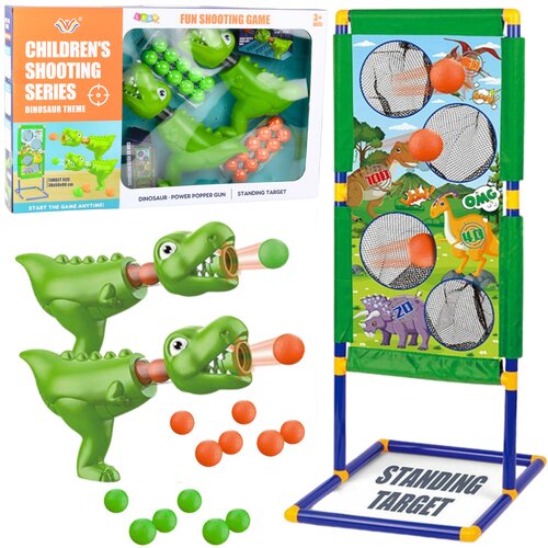  Set za gađanje rupa u meti sa pištoljem u obliku dinosaura - zeleni Cijene