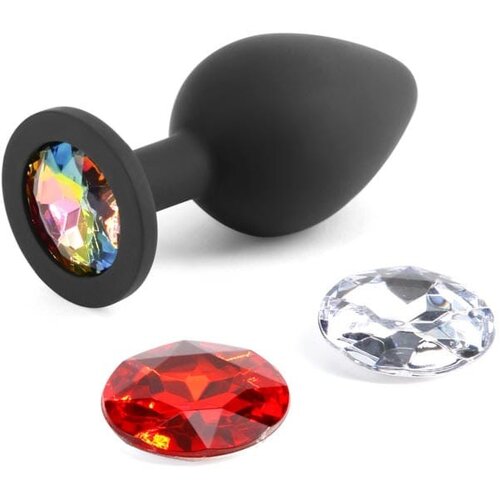 New Sensations Novelties Analni Čep Glams Xchange Round Medium Slike