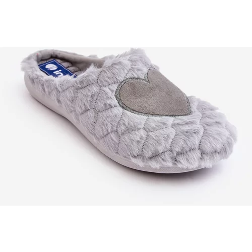 Kesi Women's Fur Slippers Inblu Grey