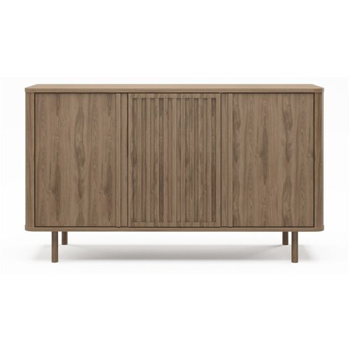 Marckeric Komoda u dekoru hrasta u prirodnoj boji 138x80x40 cm Salma – Cijene