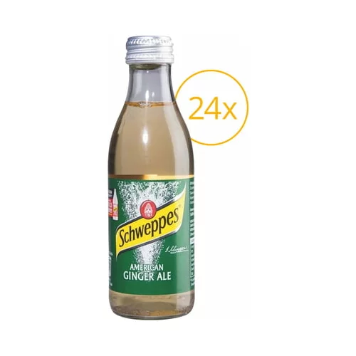 Schweppes Ginger Ale 0,2 litra - 24 plastenk
