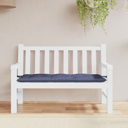 vidaXL Blazina za vrtno klop mornarsko modra 120x50x7cm oxford tkanina Cene