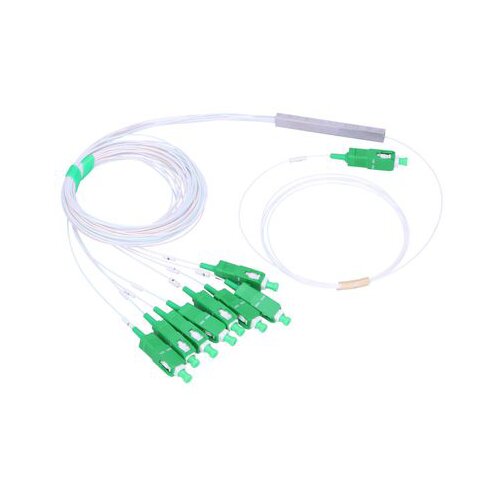 Extralink 1:8 PLC Splitter SC/APC 900um, 1.5m Cene