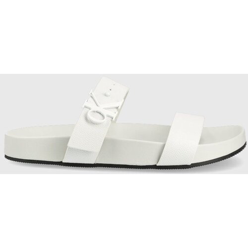 Calvin Klein Jeans Kožne natikače za žene, boja: bijela Slike