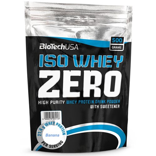 Biotechusa Iso Whey protein Zero, Banana, 500g Cene