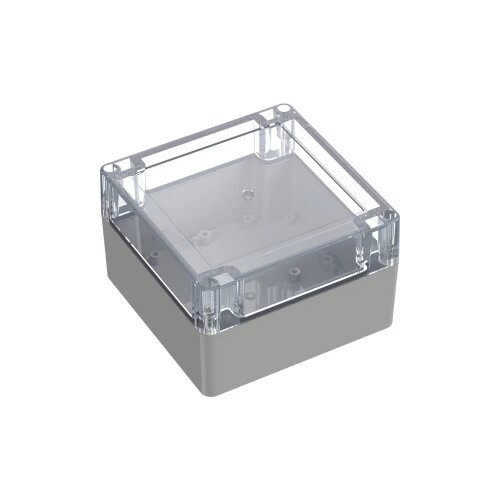 TRU COMPONENTS 6U07121208139 TC-13865124 industrijsko kućište 119.9 x 119.9 x 75 polikarbonat svijetlosiva, prozirna 1 S Cene