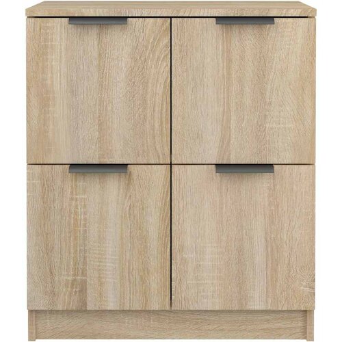  Komoda boja hrasta sonome 60 x 30 x 70 cm od konstruiranog drva Smeđa Slike