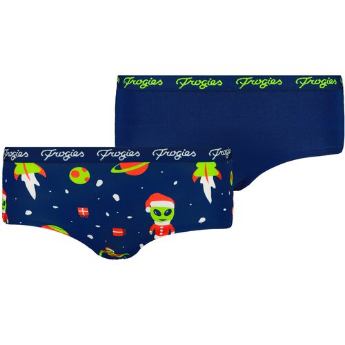 Frogies Women's panties Aliens 2P Christmas Cene