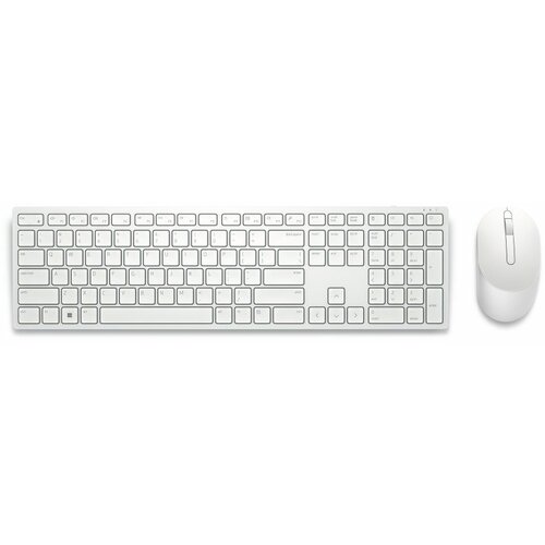 Dell KM5221W pro wireless us tastatura + miš bela Slike