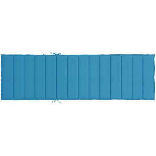  Jastuk za ležaljku plavi 200 x 70 x 3 cm od tkanine Oxford Slike