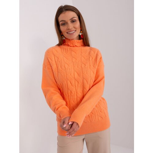 Wool Fashion Italia Sweater-AT-SW-23401.97P-Light Orange Cene
