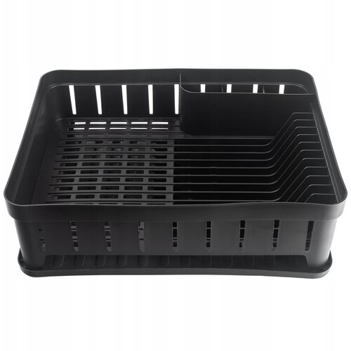 KADAX Stojalo za jedilni pribor, črn plastični pladenj 39 cm, (5000356971) Slike