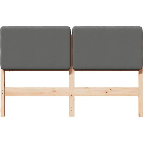  Tapecirani uzglavlje s uzglavljem Smeđa i svijetlosiva 150 cm Slike