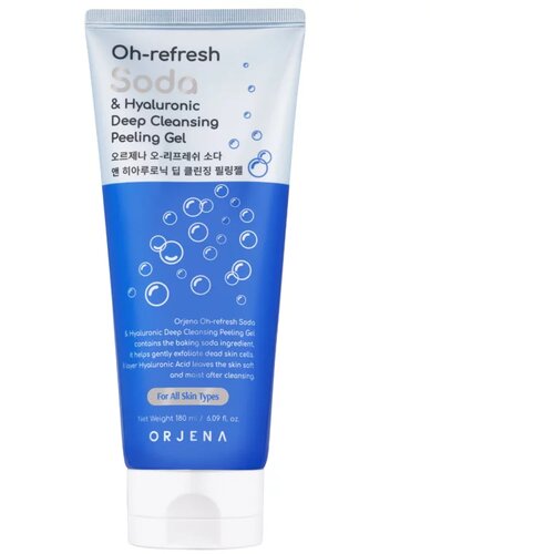 ORJENA piling gel za či&amp;scaron;ćenje lica Oh-Refresh Soda i hijaluronska kiselina, 180 ml Slike