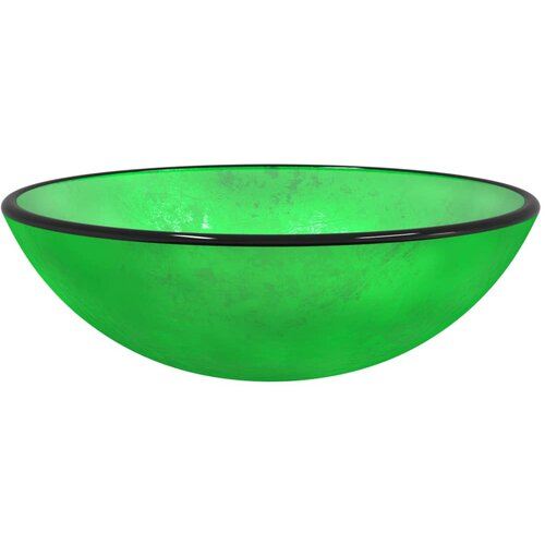 Maison Chic Umivalnik - Kopalna umivalnik - Lavabo kaljeno steklo 42x14 cm zelen, (21684806) Cene