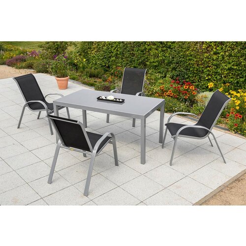 Gardenson vrtni set amalfi, 5-Delno, črna Slike