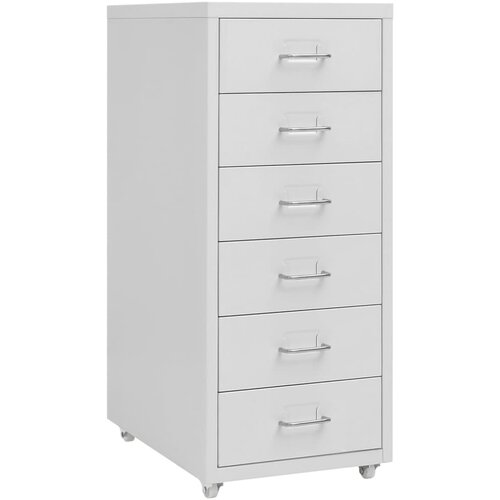 vidaXL mobilni ormarić za spise sivi 28 x 41 x 69 cm metalni Cijene