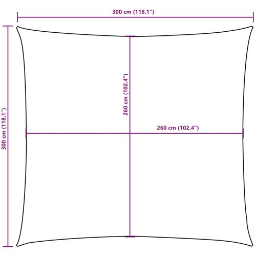  Jedro protiv sunca od tkanine četvrtasto 3 x 3 m tamnozeleno Slike
