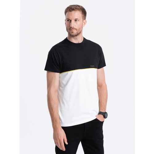 Ombre Men&amp;#039;s two-tone cotton t-shirt Slike