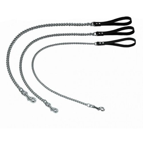 Nobby povodec z verigo 20 mm / 110 cm – črn Cene