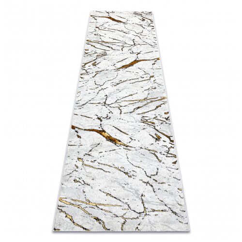 RugsX Tekač, tekač ALLURE 1963 Marmor - strukturna, elegantna, glamur belo / zlato 60x200 cm, (22045389) Cene
