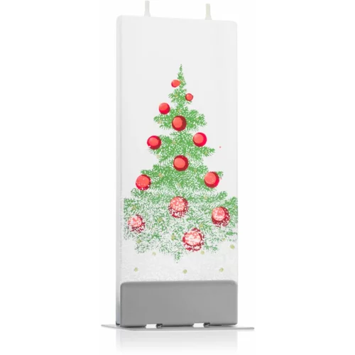 Flatyz Holiday Christmas Tree with Snow sveča 6x15 cm