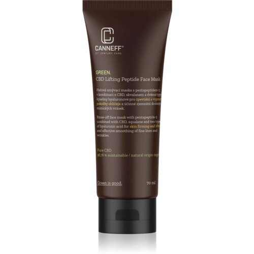 Canneff Green CBD Lifting Peptide Face Mask lifting in učvrstitvena maska s peptidi 70 ml Cene