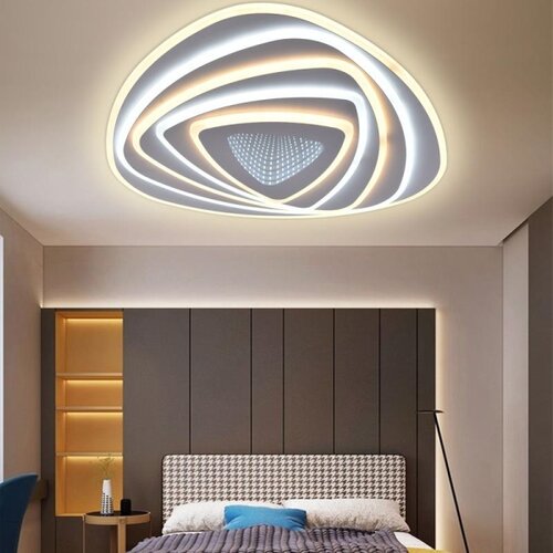 LED prigu&amp;scaron;iva plafonska svetiljka LED/130W/230V 3000-6500K + daljinski upravljač Slike