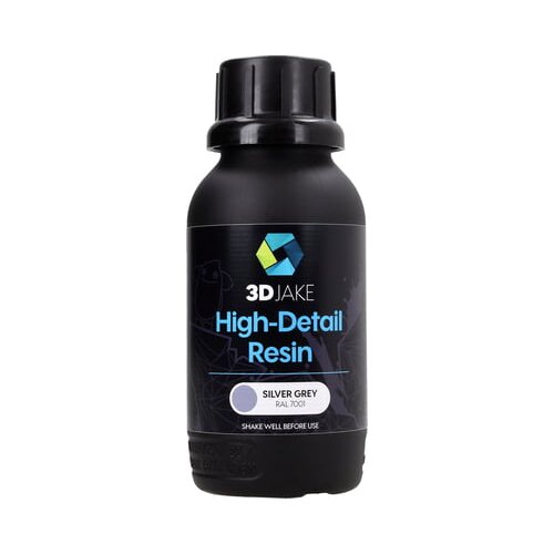 3DJAKE 8K High-Detail Resin Silver Grey - 500 g Slike