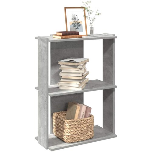  Regal za knjige s 3 razina boja hrasta 60x30x80 cm drveni Cene