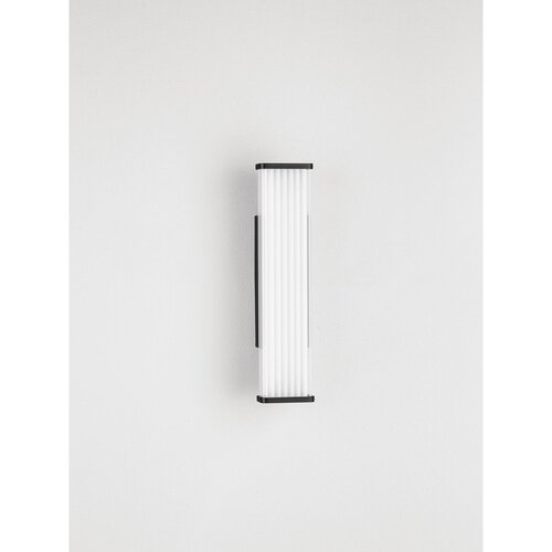 Nova Luce Mat črna kovinska LED stenska svetilka Misty &amp;ndash; Slike