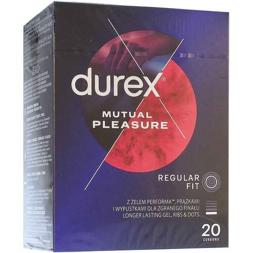 Durex Mutual Pleasure kondomi 20 kom Slike
