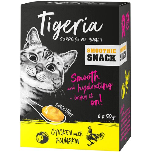 Tigeria Smoothie Snack 6 x 50 g - Piščanec z bučo Cene
