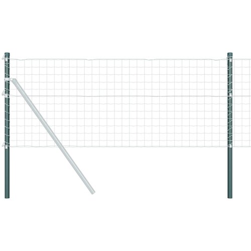 vidaXL Steber ograje. 2 pcs Zelena 70 cm Jeklo s pra&scaron;nim premazom, (5000157992) Cene