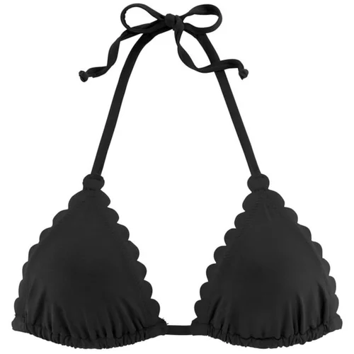 Lascana Bikini zgornji del 'Scallop' črna