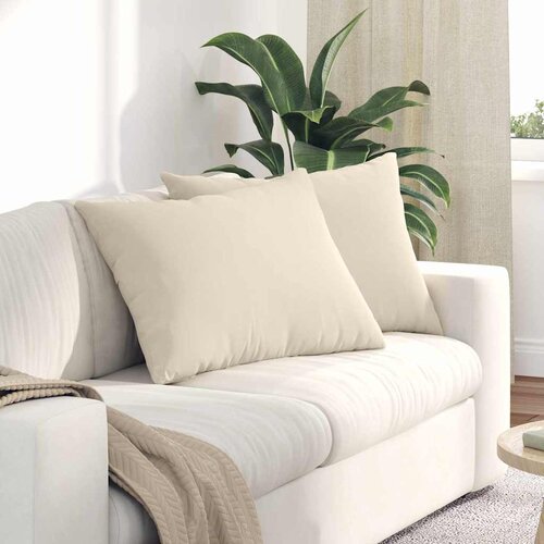  Jastučići za sofu 2 pcs Bež 70 x 50 cm tkanina Cene