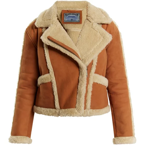 DreiMaster Vintage Zimska jakna 'Imane' pijesak / konjak