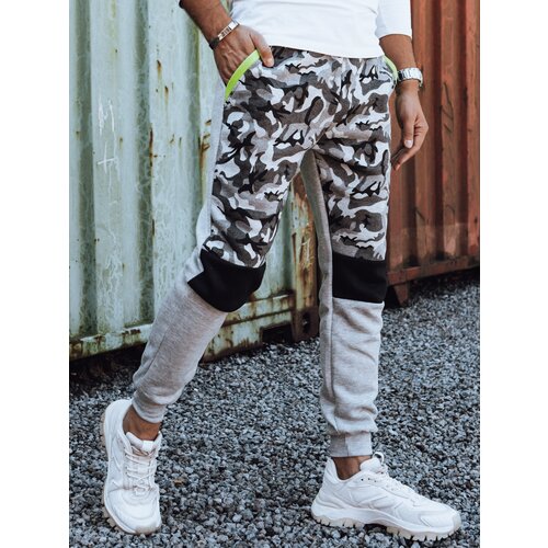 DStreet Men&amp;#039;s sweatpants camo grey Slike
