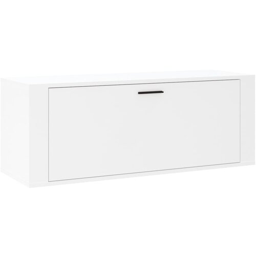 Maison Chic Omarica za obutev - Kopa za čevlje bela 100x35x38 cm inženirski les, (21778389) Slike