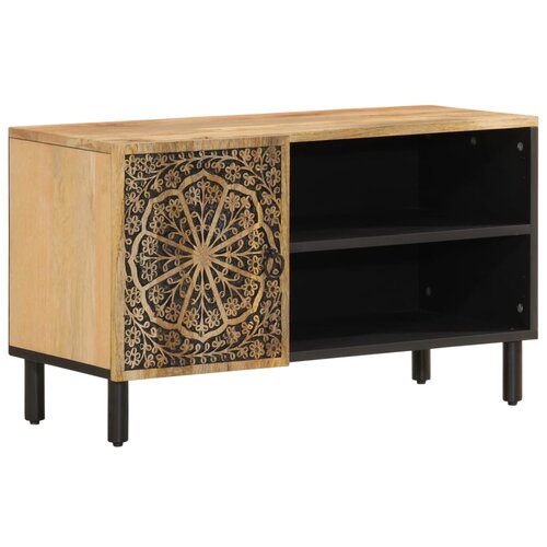 Maison Chic TV omarica - TV stojalo - Televizijska omarica 80x31x46 cm trden mangov les, (21701811) Cene