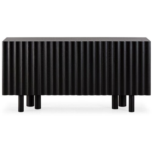 MOME Crna komoda od masivnog manga 160x80x40 cm Tamira &amp;ndash; Slike