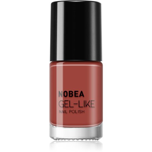 NOBEA Day-to-Day Gel-like Nail Polish lak za nohte z gel učinkom odtenek Fired brick #N15 6 ml Cene