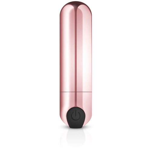 Rosy Gold Bullet - punjivi, mini stick vibrator (rosegold) Cijene